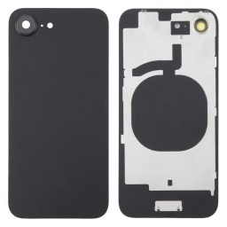 Tapa trasera iPhone 16E Negra con marco y lens