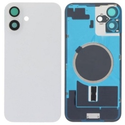 Tapa trasera iPhone 16 Plus Blanca con marco y lens