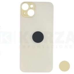 Tapa Trasera Iphone 15  Plus Amarillo  s Lens con Sticker