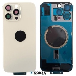 Tapa Trasera Iphone 16 PRO BLANCO Con Marco Y Lens